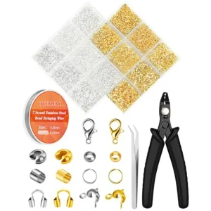 1950 Pcs Jewelry Making Cord End Kit,