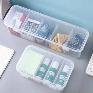 Clear Plastic Storage Box with Lid