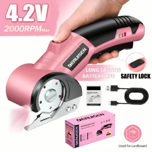 Electric Scissors, Rechargeable Via USB With A Lithium Battery